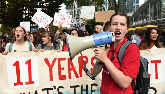  Lilah Williamson 15-year-old from Burnaby leads the charge. Photo Dan Toulgoet