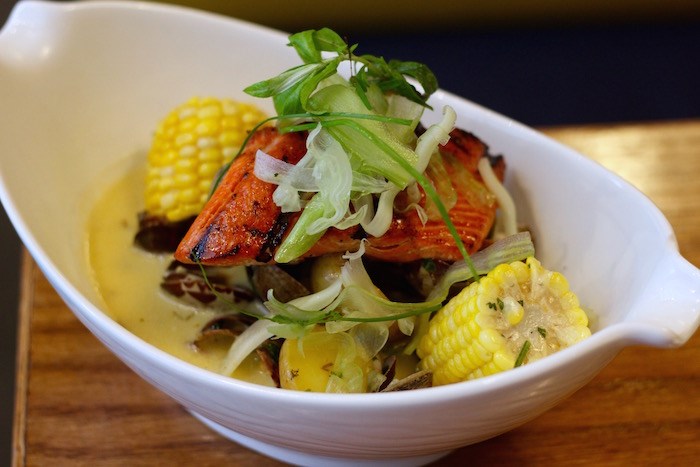  Clam Chowder + Wild Salmon. Photo by Lindsay William-Ross/Vancouver Is Awesome