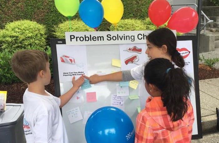  Build a Biz Kids problem solving. Photo: Build a Biz Kids