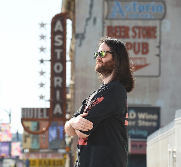  Promoter Jason Puder outside the Astoria on East Hastings. Photo by Dan Toulgoet/Vancouver Courier