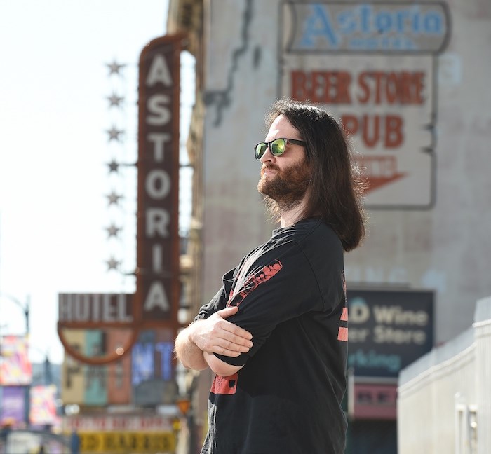 Promoter Jason Puder outside the Astoria on East Hastings. Photo by Dan Toulgoet/鶹ýӳCourier