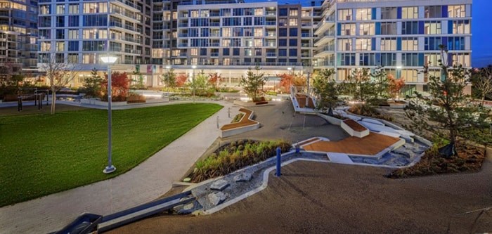  A new Richmond park is opening on top of a parking lot. Photo: Submitted to Richmond News.