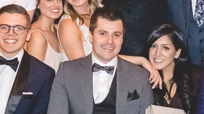  Law student Malcolm Brown (centre with bow tie), who alleges the Law Society of B.C.’s entrance requirements are discriminatory, is seen with classmates at the Dean’s formal during his second year of law school at Kamloops’ Thompson Rivers University | Photo: Malcolm Brown via Facebook