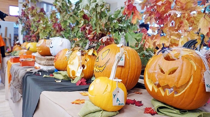  The pumpkin carving competition at PumpkinFest: West Vancouver Community Centre