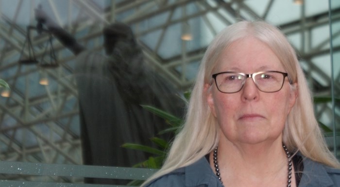  Rosemary Anderson at B.C. Supreme Court on Mon. Oct. 7, 2019. Photo by Jeremy Hainsworth/Glacier Media