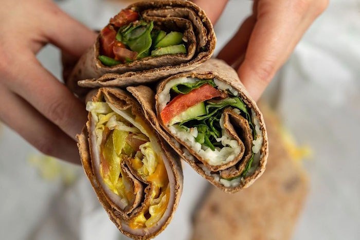  Wraps from Zaatar W Zeit. Photo via 