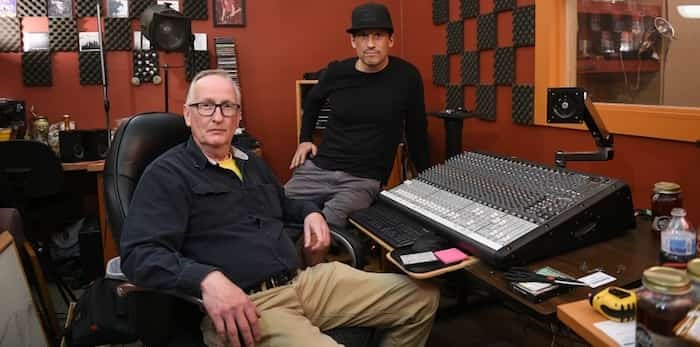  Rick Welin and Doug Fury at the now-defunct Clark Drive Studios.