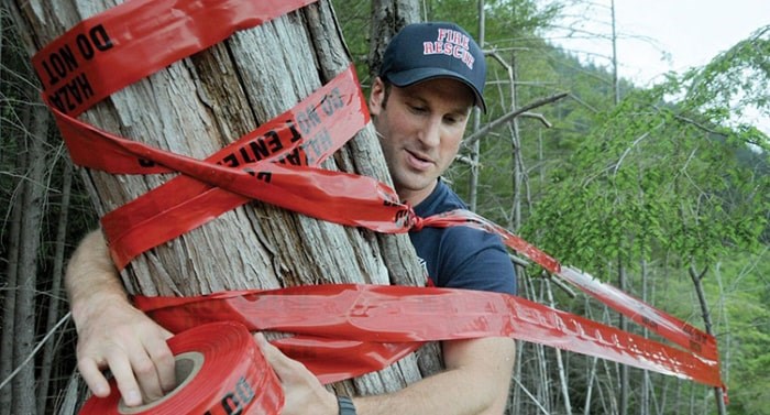  Former District of North Vancouver firefighter Mitchell Brett Maurer prepares for a wildfire drill in 2016. He has since been charged in a Vancouver Police underage sex sting. file photo Mike Wakefield, North Shore News