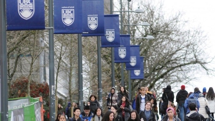  Students on the UBC Campus in Vancouver. Photo by Dan Toulgoet/Vancouver Courier