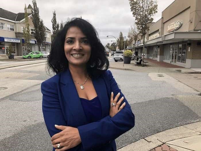  Surrey Board of Trade executive director Anita Huberman wants to see federal dollars for transportation infrastructure and an open U.S. border for trade. Pictured her in the Newton riding, small business taxes must be kept low, says Huberman Photo: Graeme Wood