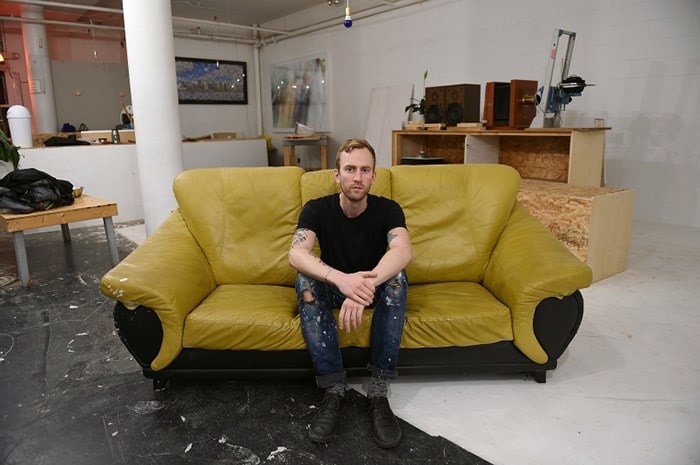  Photographer Alex Waber in his old studio space at Acme studios, located at 112 East Hastings St. Waber left the space earlier this month after nine years.