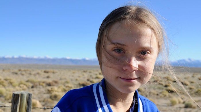  Swedish climate activist Greta Thunberg says she is unable to visit Victoria, B.C. on her current trip in the region. Photo: Thunberg on Oct. 12, 2019. 