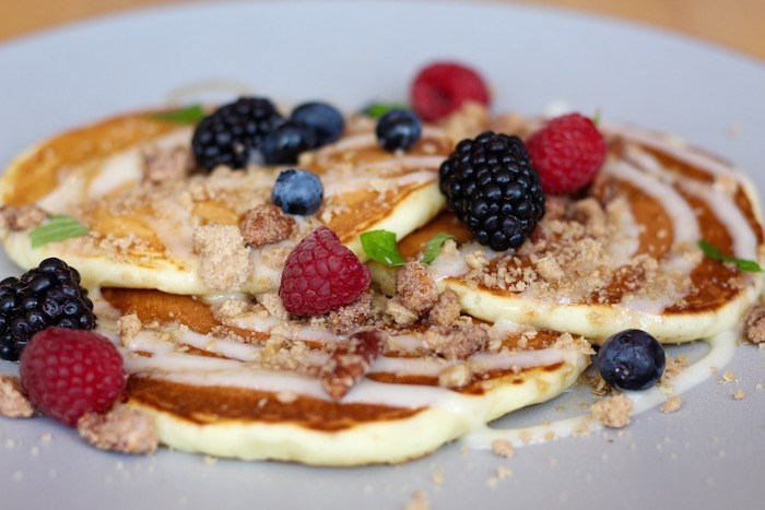  Cinnamon Pancakes at Botanist. Photo by Lindsay William-Ross/Vancouver Is Awesome