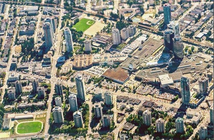  metrotown aerial