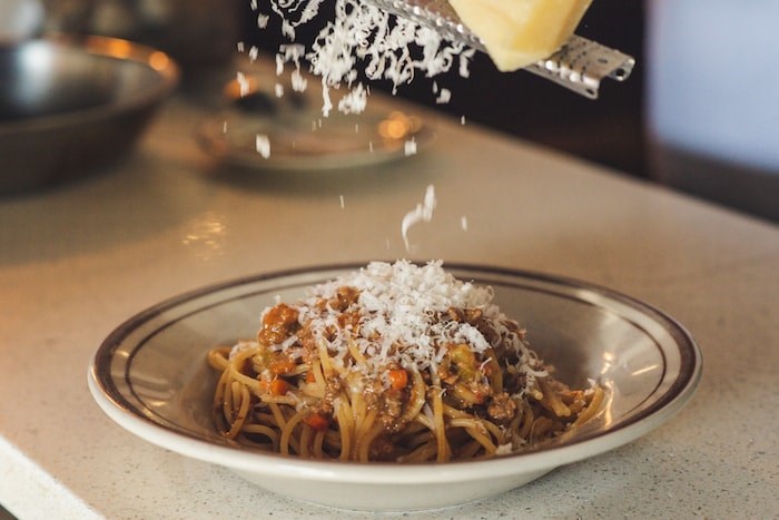  Spaghetti Bolognese. Photo by Jonathan Norton/courtesy Bufala