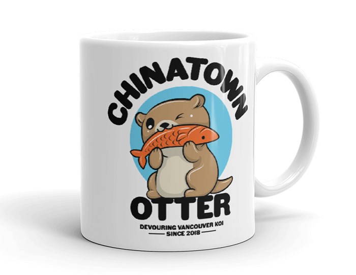  Our Chinatown Otter coffee mug will be available for a limited time