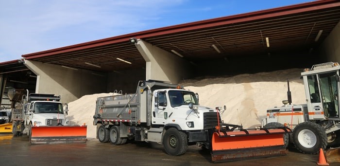  The City of Vancouver has close to 10,000 metric tons of salt at the ready.