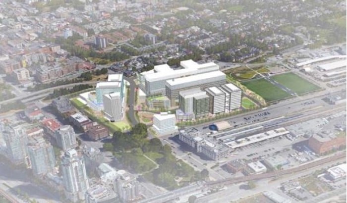  Rendering of new St. Paul's hospital project.