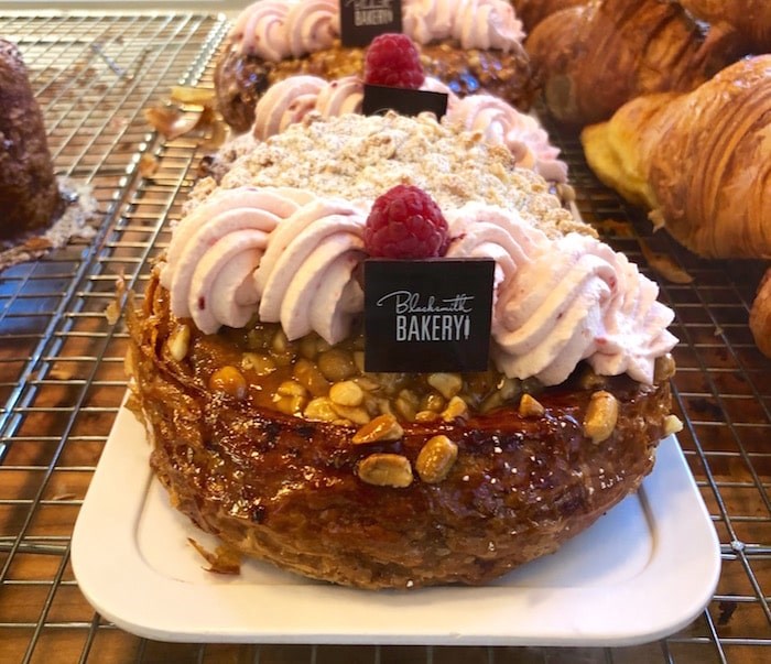  The Double Baked Milk Chocolate PB & J Viennoiserie at Blacksmith Bakery. Photo by Lindsay William-Ross/Vancouver Is Awesome