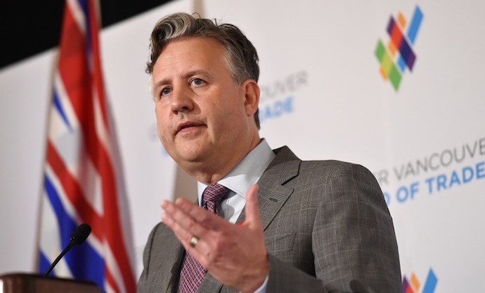  Mayor Kennedy Stewart delivered his ‘state of the city’ address Thursday to the Greater Vancouver Board of Trade. Photo by Dan Toulgoet/Vancouver Courier