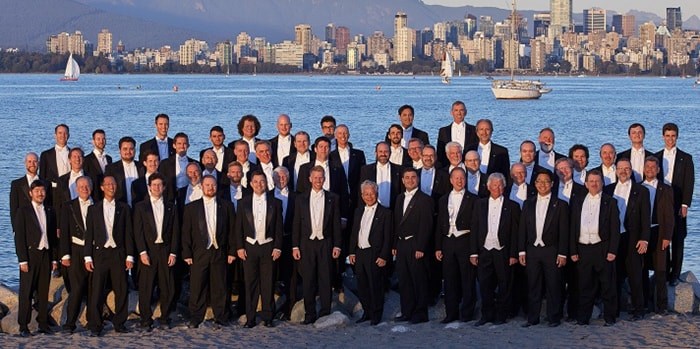  The Chor Leoni men’s choir perform their Angels Dance program Dec. 21 at the Orpheum.