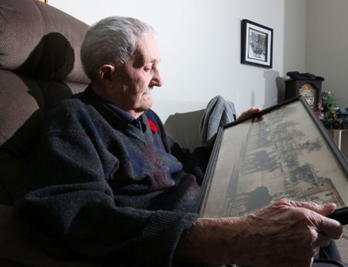  Port Coquitlam resident Norman Gill is one of Canada’s oldest Second World War veterans.Photograph By MARIO BARTEL/THE TRI-CITY NEWS