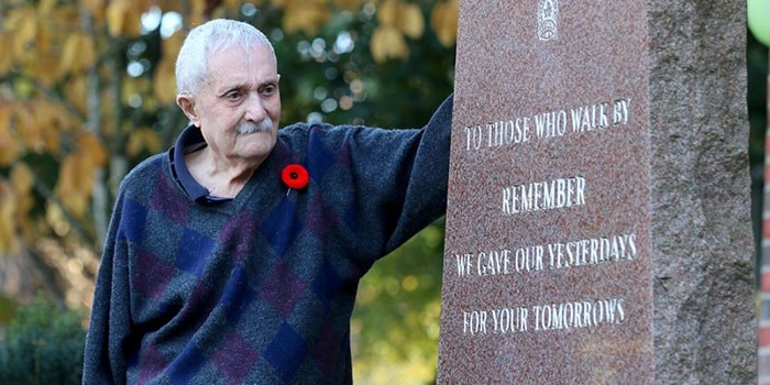  Port Coquitlam resident Norman Gill is one of Canada’s oldest Second World War veterans.Photograph By MARIO BARTEL/THE TRI-CITY NEWS