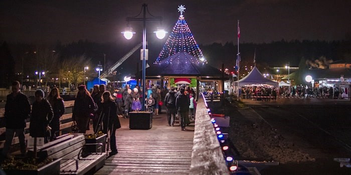  Holiday Cheer at the Pier is the kick-off to the festive season at the picturesque Rocky Point Park in Port Moody. Photo via City of Port Moody/portmoody.ca