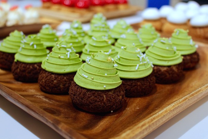  Cheery holiday cream puffs at BETA5. Photo by Lindsay William-Ross/Vancouver Is Awesome