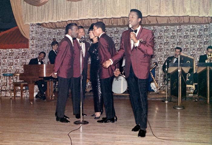  The Platters performing at the Marco Polo. Photo courtesy of Tom Carter Archives