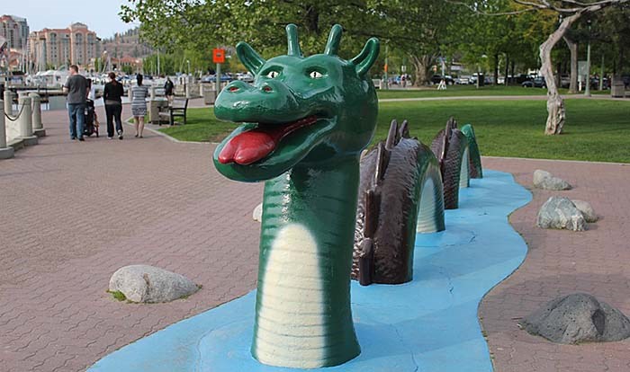  There's a list of 10 facts about the Ogopogo lake monster, most of them true, in the book. - photo supplied