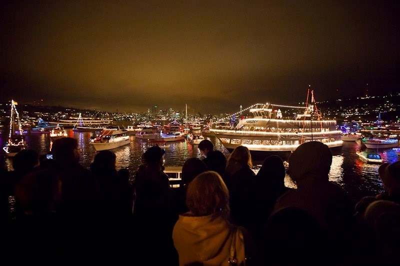  The Christmas Ship Festival includes Follow Boat parties. Photo Christopher Nelson