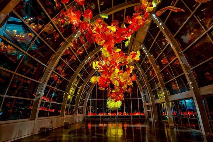  A visit to the Chihuly Garden and Glass museumis a must any time of the year. Photo Chihuly Garden and Glass