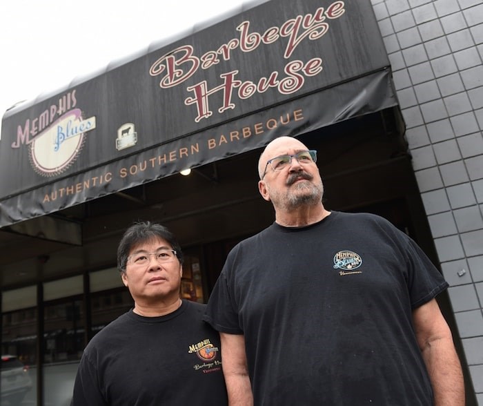  Park Heffelfinger and George Siu have to close down Memphis Blues on Broadway by the end of January. Photo Dan Toulgoet