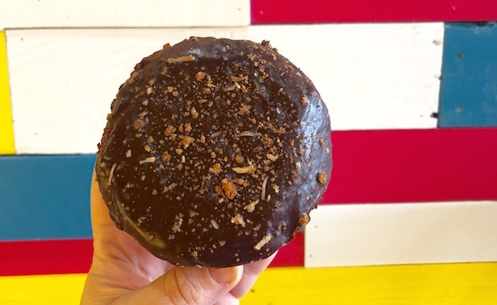  Nanaimo Bar donut at Boca Grande. Photo by Lindsay William-Ross/Vancouver Is Awesome