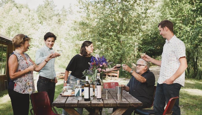  Two generations of one family are distilling some of B.C.'s best spirits on 鶹ýӳIsland. Photo courtesy Ampersand