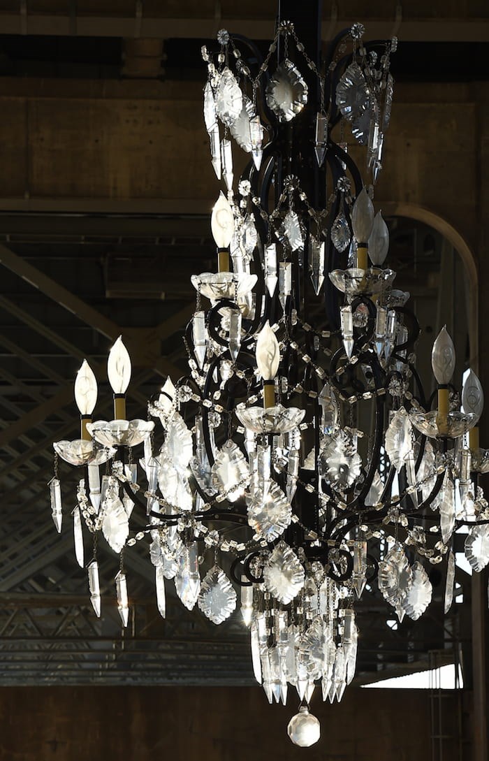  The design is taken from an 18th century French chandelier. Photo by Dan Toulgoet