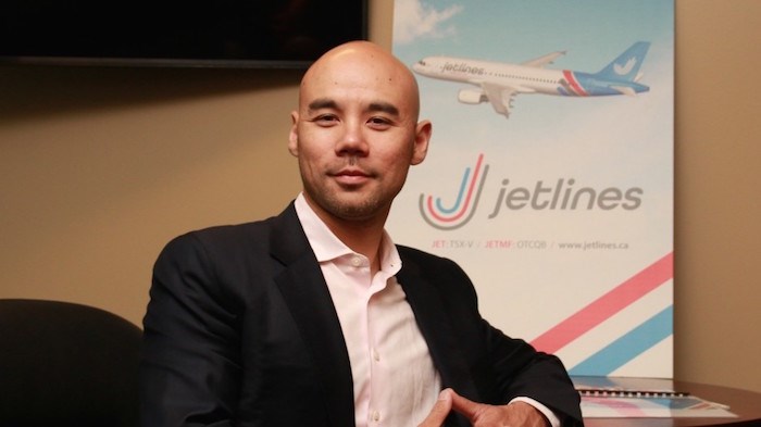  Lukas Johnson, who was Canada Jetlines' CEO for scarcely more than a couple months in the summer of 2018, allegedly worked with a competitor behind the airline's back. Photo by Rob Kruyt