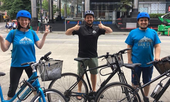 This local bike rental business will be offering $5 bike rentals for Metro Vancouver residents during the three-day bus and SeaBus strike planned for November 27-29, 2019. Photo: 