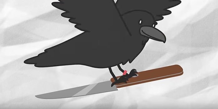  Canuck the Crow is the star of an animation based on an episode from the podcast 'My Favorite Murder.' Photo: 