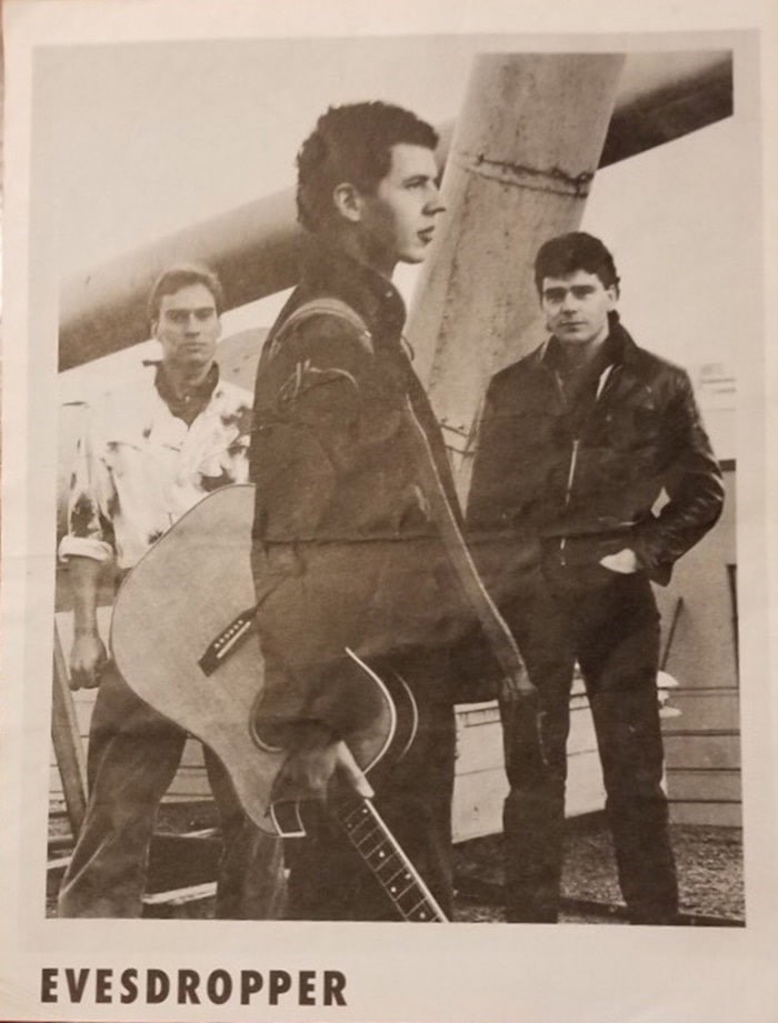  In the early 1980s, John Mann had formed an alt-folk band called Evesdropper with an Argyle Secondary grad from Lynn Valley named Geoffrey Kelly. Photo courtesy of Geoffrey Kelly