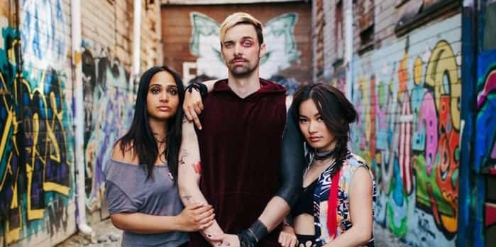  Filmmaker S.B. Edwards directs Aadila Dosani, Andrew Dunbar and Jacky Lai in the punk rock rom-com Fall Back Down, which premieres at the Whistler Film Festival next week.