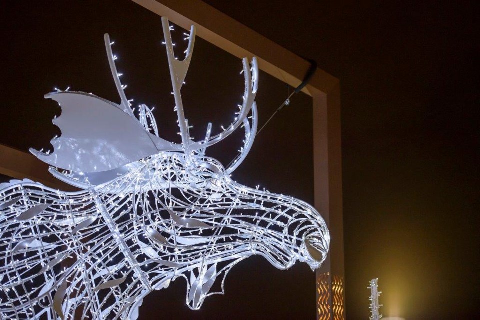  Christmoose at Christmas at Canada Place. Photo courtesy Canada Place