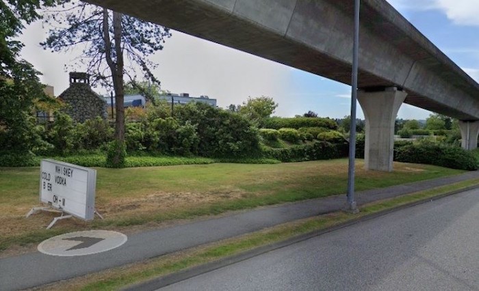  This Telus-owned property at 7000 Lougheed Hwy. in Burnaby is the subject of two separate lawsuits. Photo: Google Street View