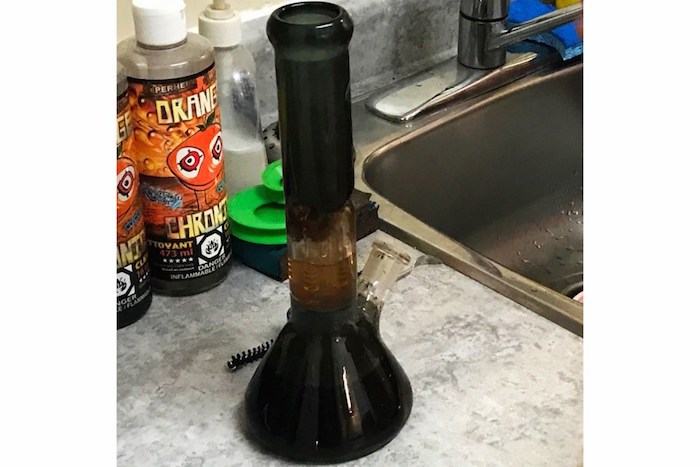  The dirty bong. Photo by Eric Thompson
