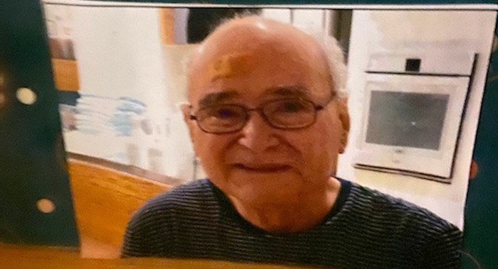  Seaton Faria, 87, is missing from his Vancouver care home. Photo courtesy VPD