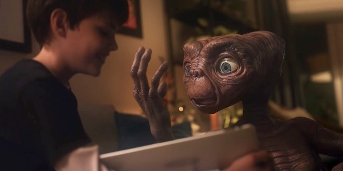  Say whaaaat? E.T. is back in a new commercial that was shot here in Metro Vancouver. Screenshot/YouTube