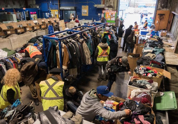  Gift of Warmth aims to collect warm winter clothing for Vancouver’s binner community. Photo courtesy Vancouver Regional Recycling