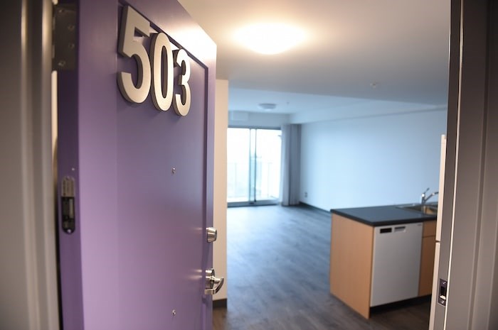  One of the apartments in the newly built Pacific Spirit Terraces. Photo Dan Toulgoet