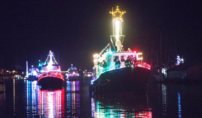  The carol ships are back this weekend in Ladner Harbour in Delta. File photo Delta Optimist